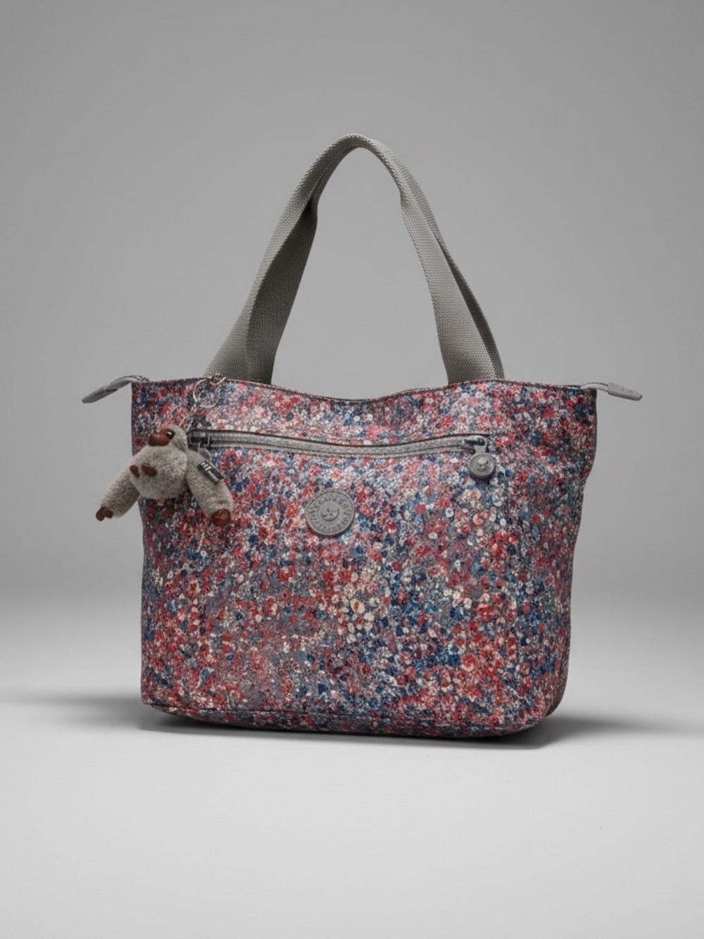 Kipling Medium 20L Micro Floral Print Tote Bag